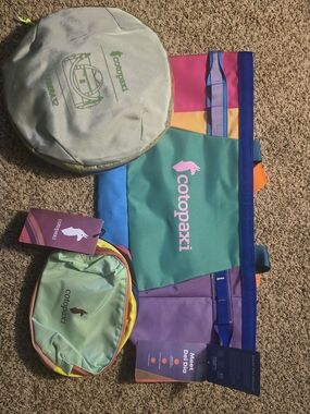 Cotopaxi Bundle Ligera 32 Del Dia + Gear Hauler 30L + Nido Travel Set